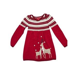 Jingles And Joy Girls‎ Knit Dress Sz 6x